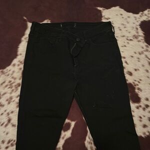 Hollister black skinny jeans